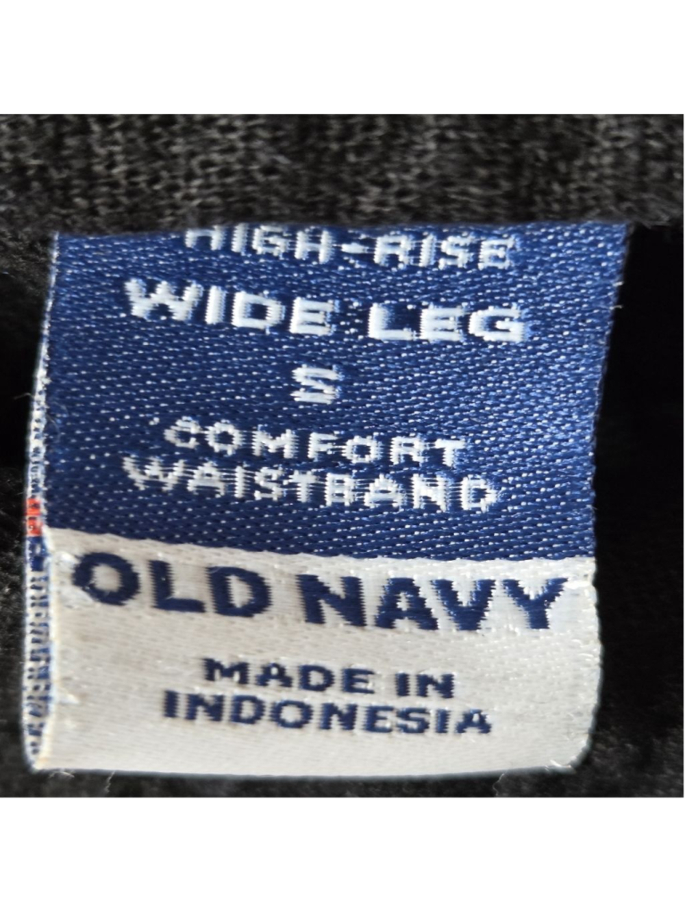 Women's Old Navy Wide Leg Linen Blend Pants in Black, Size S - Picture 2 of 13